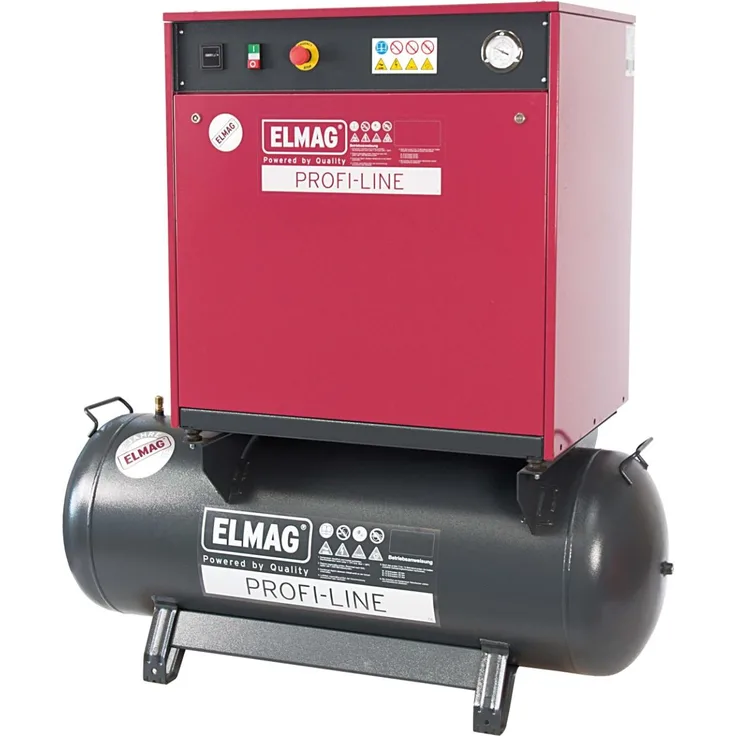 Elmag Kompressor PROFI-LINE 'SILENT' PL-S 350/10/24+100 W, leistungsstark und leise