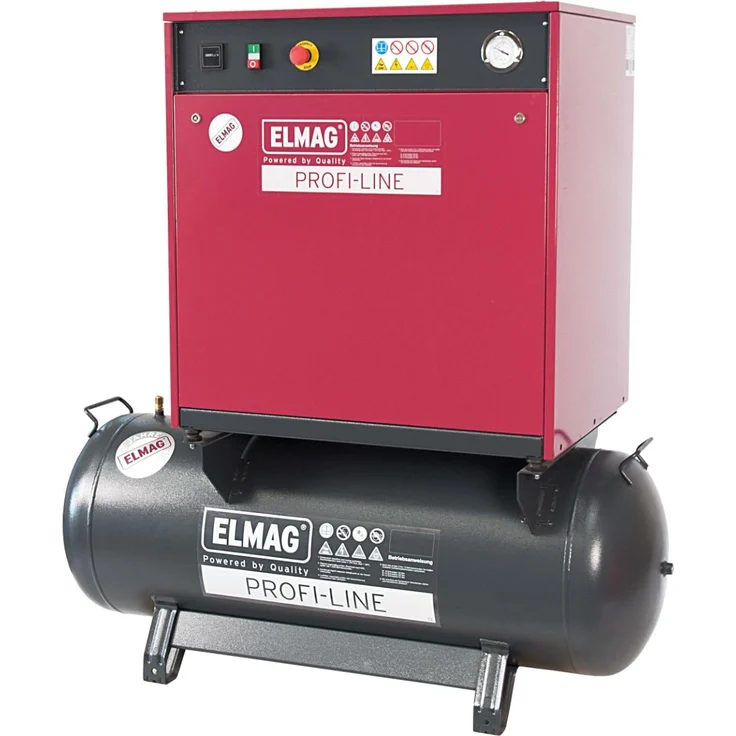 Elmag Kompressor PROFI-LINE 'SILENT' PL-S 350/10/24+100 W, leistungsstark und leise