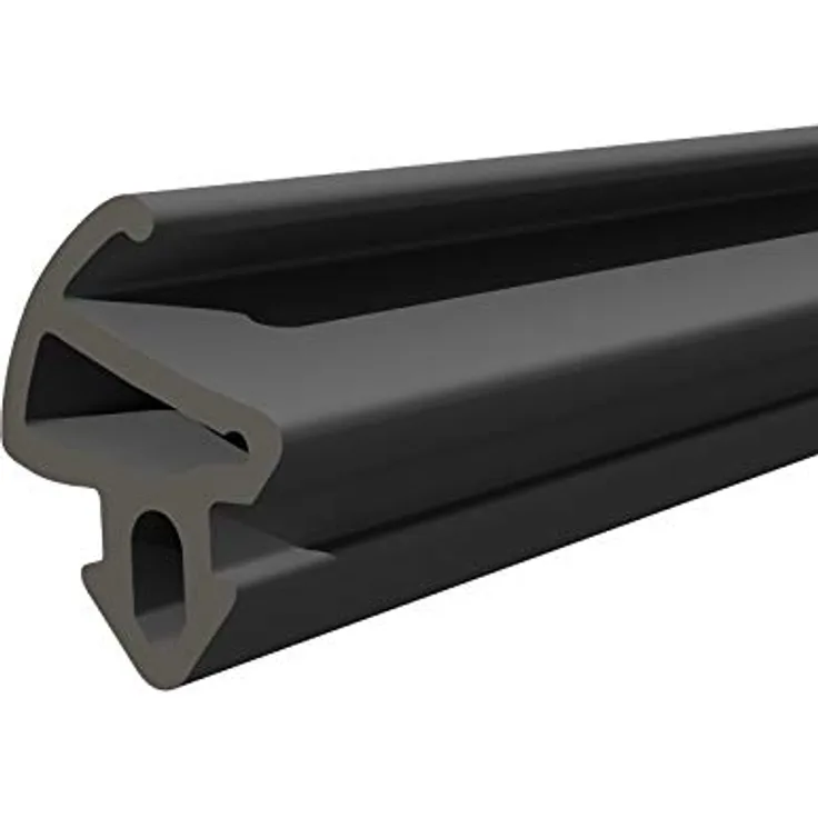 DQ-PP Fensterdichtung Schwarz 50 Meter EPDM | PVC Fenster | Gummidichtung Dichtband | ALU Profildichtung Türdichtung