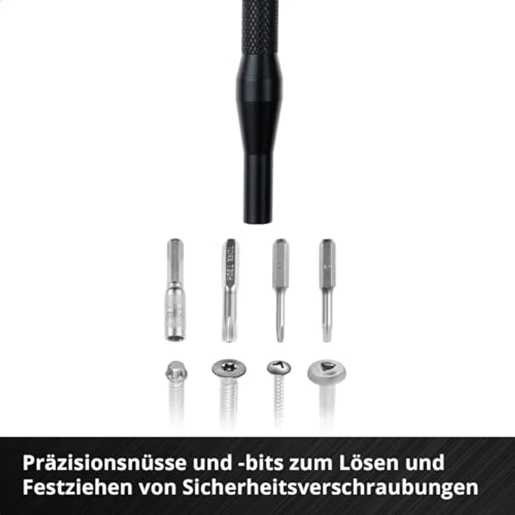 Einhell 33-tlg. Präzisions- und Elektronik-Reparatur-Set mit Präzisionsbits, Stecknüssen und magnetischer Aufbewahrungsbox – Bild 4