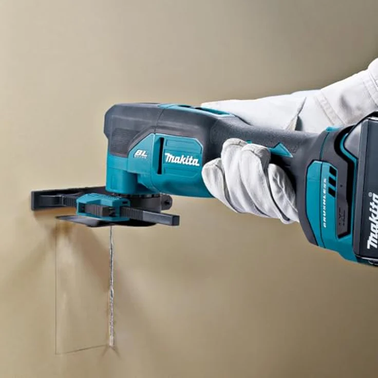 Makita DTM53Z Akku-Multifunktionswerkzeug, bürstenloser Motor, konstante Leistung, werkzeugloser Zubehörwechsel, 18 V – Bild 6