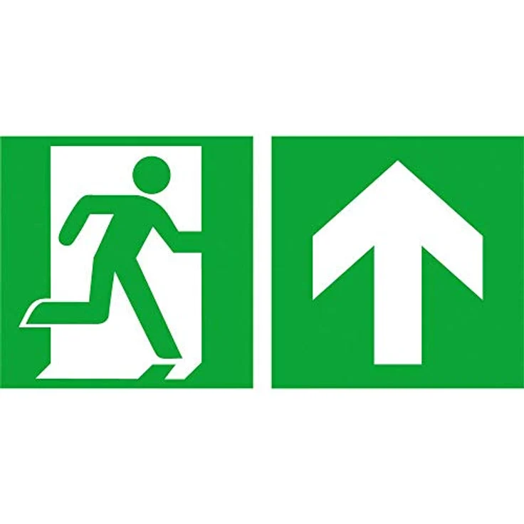 FORMAT r-Schild, Warnschild r-Weg gerade rechts, 30 x 15 cm, Aluminium
