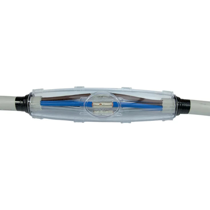 ViD Gießharz-Verbindungsmuffe I-Form 264x59x53mm, IP68, für Kabel-Ø 15-29 mm, gerade Verbindungen, 5x 16mm²