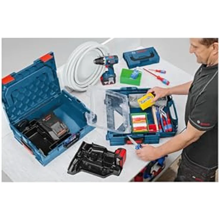Bosch L-BOXX Einlage für GWS 18V-10/-15, Werkzeugaufbewahrung, Außenabmessungen 318 x 432 x 78 mm – Bild 3