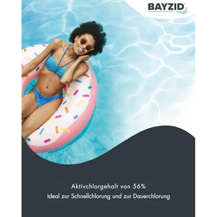 1 x 1 kg BAYZID Chlorgranulat für Pools – Bild 3