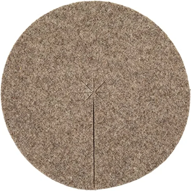 La cordeline Spachtelscheiben aus Wolle 600 g/m², 40 cm Durchmesser, 2 Stück