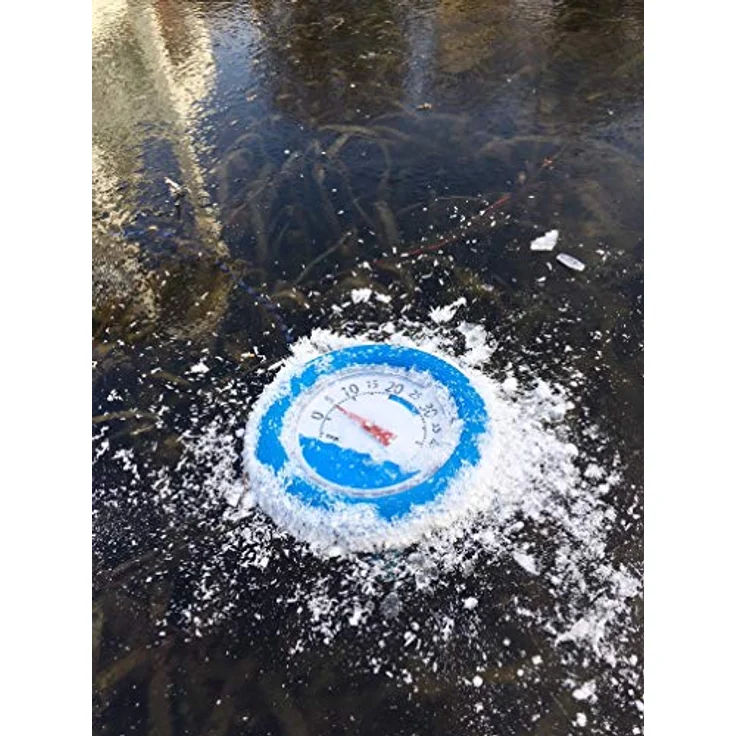 TFA Dostmann Poolwatch analoges Schwimmbadthermometer, 40.2007, geeignet für Schwimmbad und Teich, (L) 200 x (B) 200 x (H) 350 mm – Bild 3