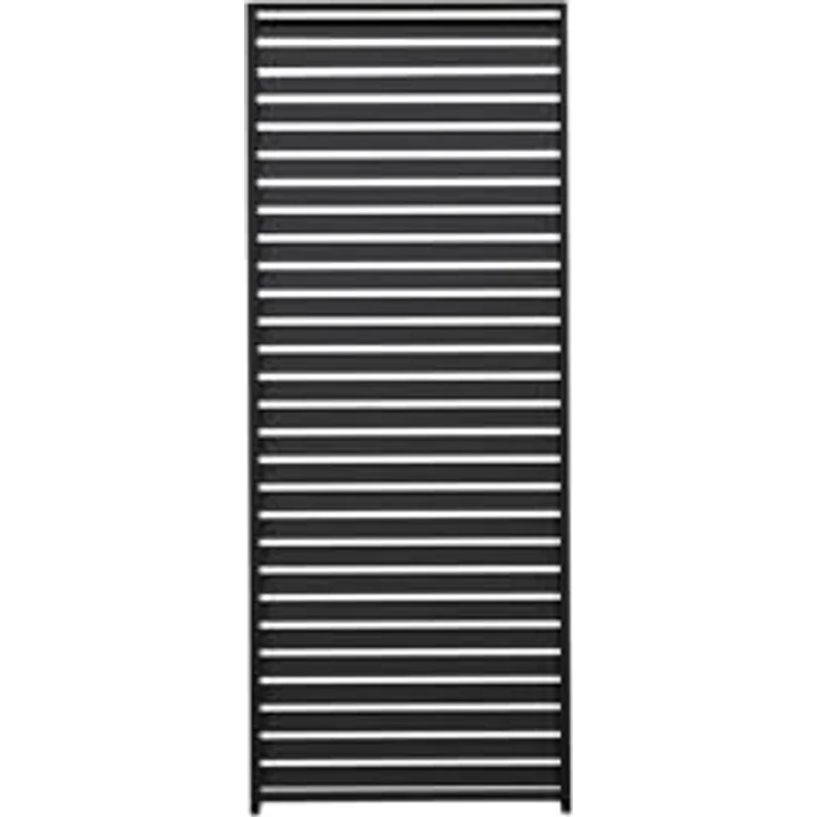 Mirador Feste Lamellenwand für Pergola 80/88S, 0.93m, 1-tlg, anthrazit, korrosionsbeständig, einfache Montage – Bild 1