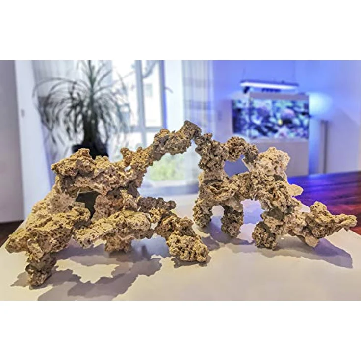 ARKA Aquatics ARKA myREEF-Rocks | Riffgestein für natürliche Aufbauten in jedem Meerwasser Aquarium | Ca. 18-30 cm | Schadstofffrei | Ideale Siedlungsfläche für nützliche Bakterien. | Inhalt: 20 kg – Bild 2