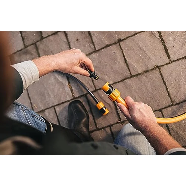 Fiskars 1027068 Schlauch-Verbindungsstück, Qualitätsverbinder für Schläuche von 9 mm bis 19 mm – Bild 6
