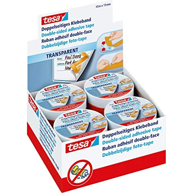 Bastelband tesa Doppelband, PP, beidseitig klebend, 10 m - Preisvergleich – Bild 6