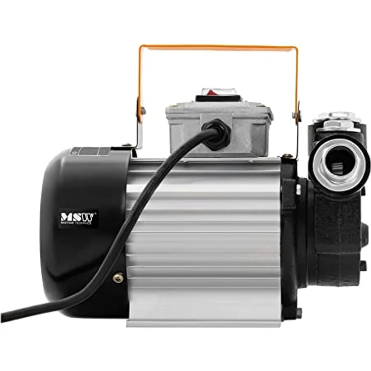 MSW Dieselpumpe Selbstsaugend Heizölpumpe Ölpumpe Elektrisch Ölabsaugpumpe 60 L-Min – Bild 3