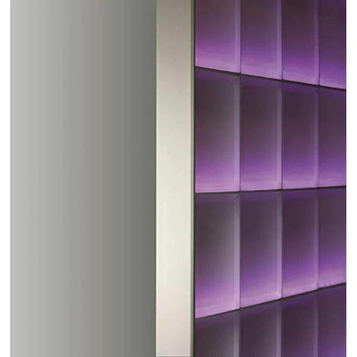 Fuchs Design Abschlussprofil für 8 cm starke Glasbausteine Aluminium satiniert - 1,25 m Länge – Bild 2