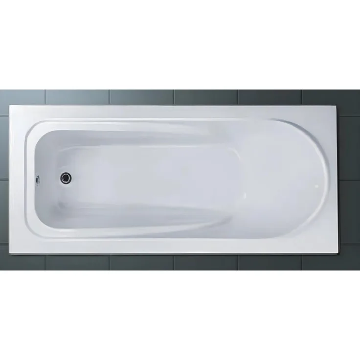 Xlmoebel Wellnessbadewanne XLMOEBEL, elegante Acrylwanne in Weiß, rechteckig, Drop-In Montage, 168 cm Länge