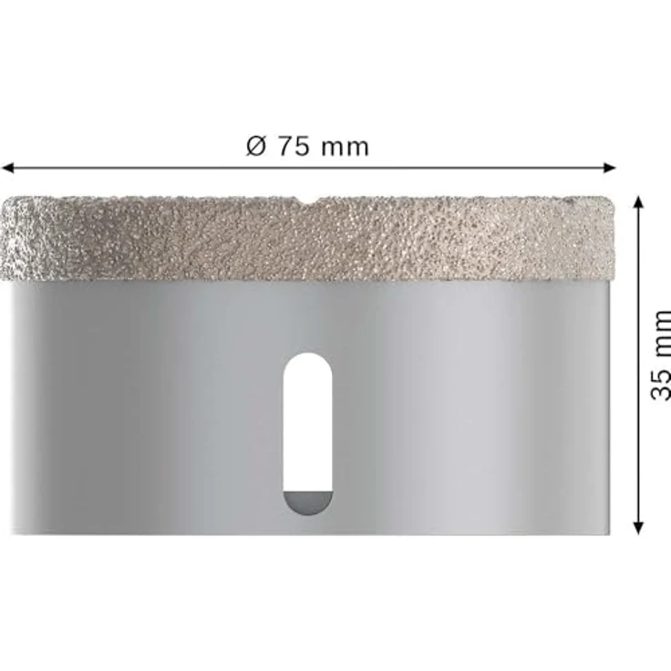 Bosch Accessories 2608599024, Diamant-Trockenbohrer 75mm für Fliesen mit X-LOCK-System und hoher Lebensdauer – Bild 3