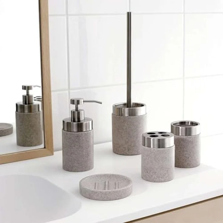 Sapho, Toilettenbürste, TOILET BRUSH STONE / COLOR SAND – Bild 3