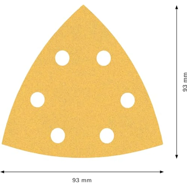 Expert C470 Schleifpapier für Deltaschleifer, 93 mm, G 120, 50 Stück – Bild 4
