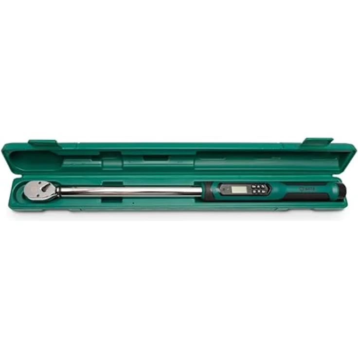SATA 1/2" Elektronischer Drehmomentschlüssel, 34Nm - 340Nm, digitale Anzeige, Ton- und Lichtwarnung, inklusive Aufbewahrungskoffer – Bild 8