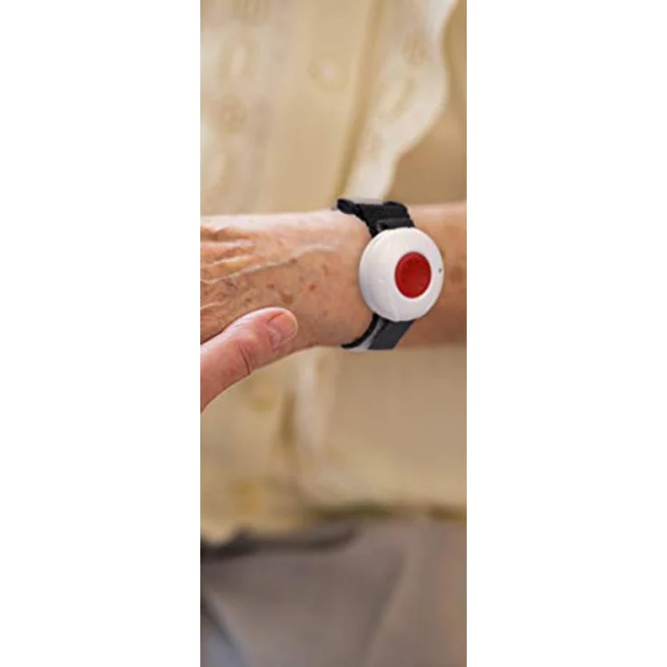 HelpLine by Eiflaender & Soehne HELPLINE 230 Hausnotruf mit Notrufarmband und Quittierung Alarmanlage (Angenehme Ruftonmelodien) – Bild 3