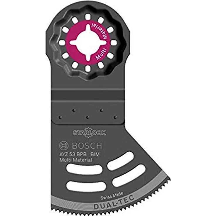 Bosch Professional Sägeblatt Starlock AYZ 53 BPB Dual-Tec (für Holz & abrasive Materialien, Zubehör Multifunktionswerkzeug) – Bild 1