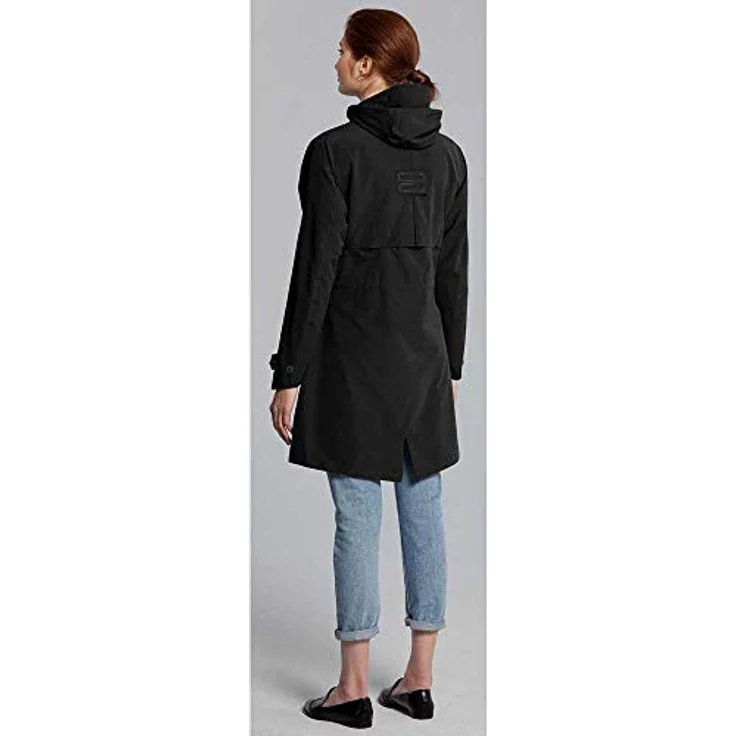 Basil Mosse, Damen Velojacke, wasserdicht und atmungsaktiv, Schwarz, XL – Bild 4