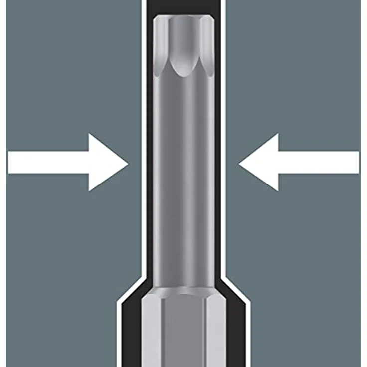 Wera Schraubendreher Bicycle Set 8, 7-teiliges Bitnuss-Set mit TORX® und Hex-Schrauben, extra schlankem Profilbereich, inkl. Farbkennzeichnung und robustem Transportetui – Bild 3