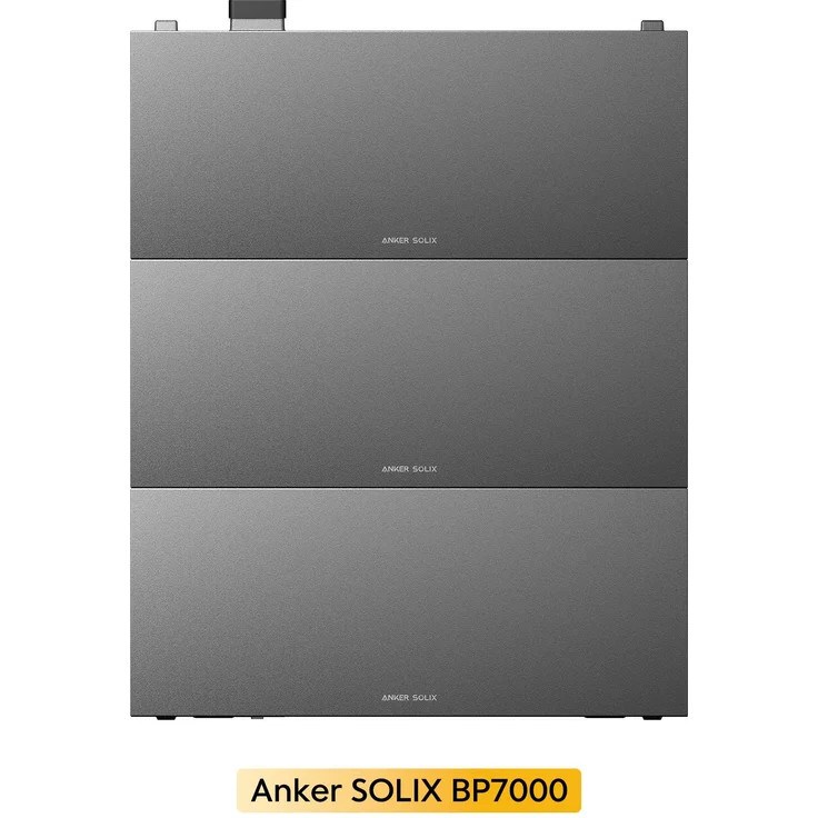 Anker SOLIX BP7000 Erweiterungsakku 3er Set, 21 kWh Speicherkapazität für Solarbank Max AC, LFP-Batterietechnologie, IP66 Schutz