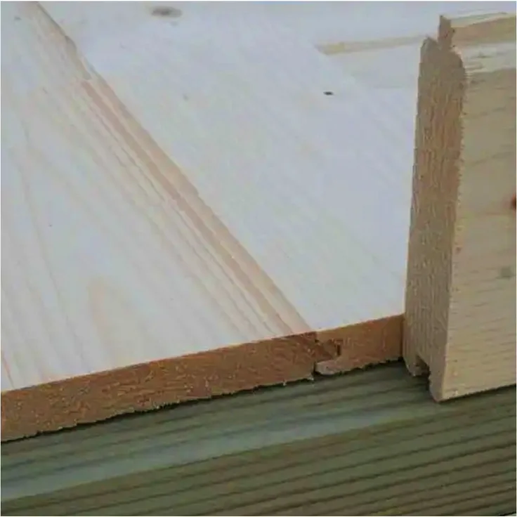 PGH Gartenhaus 28 mm Holzfußboden Universal Naturbelassen 3 m², Nordische Fichte, Montagematerial inklusive