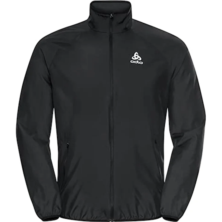 Odlo Essentials Light Laufjacke für Herren, wind- und wasserabweisend, schwarz, Größe XL – Bild 1