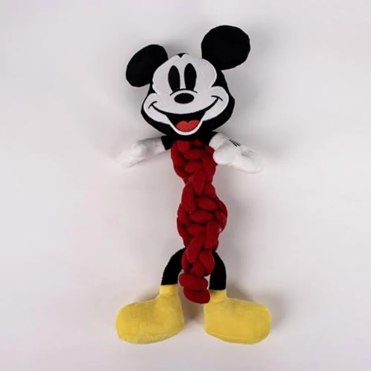 CERDÁ LIFE'S LITTLE MOMENTS Mickey Mouse Beißring für Hunde, Robustes und sicheres Spielzeug aus Baumwolle, ideal zum Kauen und Zahnreinigung für kleine und große Hunde – Bild 5