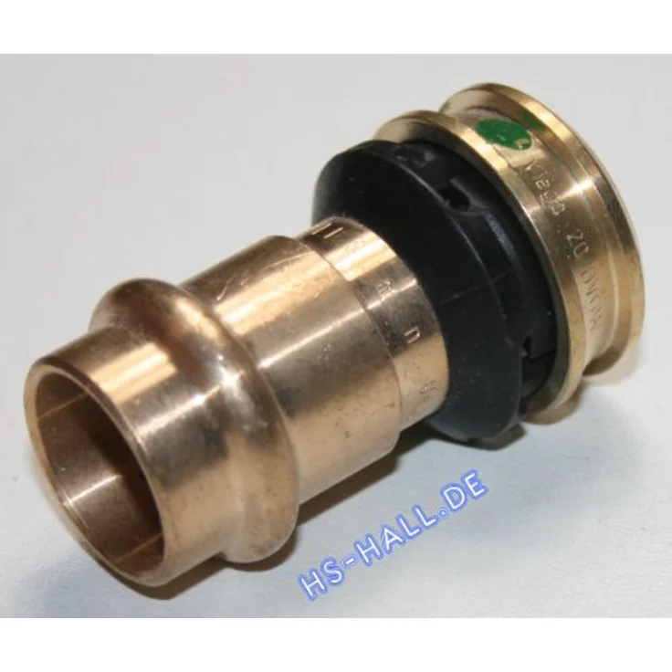 Viega Raxofix Transition 20 x 18 mm, Adapter mit SC-Contur für metallische Systeme, gunmetal – Bild 2