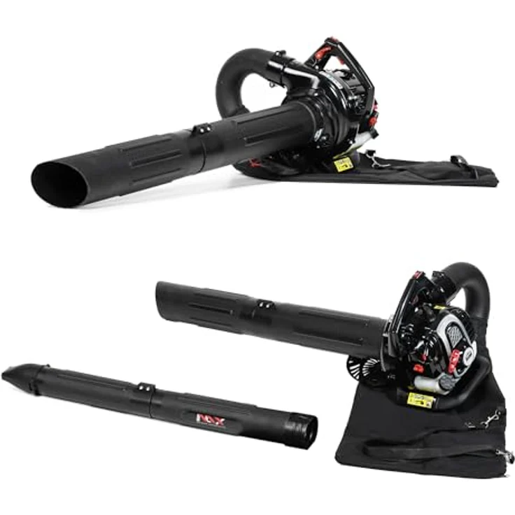 NAX POWER PRODUCTS 950V Laubbläser Motor 25 cm3 0,75kW Laubsack 40l Briggs & Stratton Lizenzware Ben – Bild 8