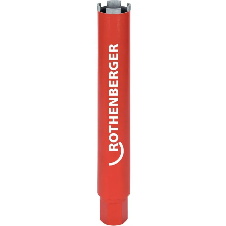 Rothenberger DX High Speed Dry, Diamant-Bohrkrone 42 mm für Trockenbohren mit 1.1/4 Zoll UNC Gewinde, maximale Nutzlänge 330 mm