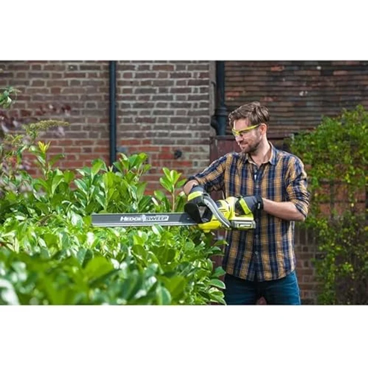 Ryobi Akku-Heckenschere (Sägeblattlänge: 60 cm, mit Sägeblatt, Schnittleistung 26 mm, ohne Akku, ergonomisch) RHT36B61R – Bild 5