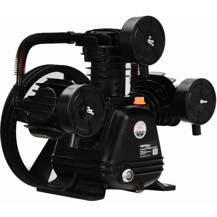 KRAFT&DELE KD1405, 3KW Kolbenkompressor mit 360 l/min Förderleistung, 8 bar Druck, ölschmierend