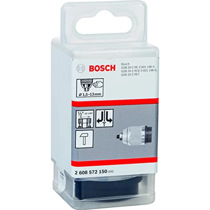 Bosch Professional Schnellspannbohrfutter verchromt (Zubehör für Schlagbohrmaschinen) – Bild 3