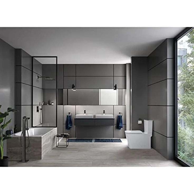 GROHE Eurocube Einhand-Wannenarmatur, Bodenmontage mit Temperaturbegrenzer, Chrom, 23672001 – Bild 4