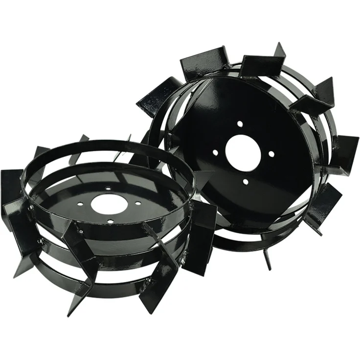 Könner & Söhnen Benzinmotorhacke KS MW40, 2-Stück Metallräder, Durchmesser 39.5 cm für optimierte Bodenbearbeitung