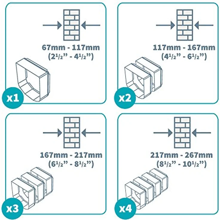 SureFlap Haustierklappe Tunnelverlängerung, braun – Bild 2