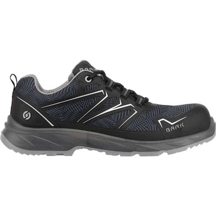 Baak Sicherheitsschuh Pat Gr. 41 W.11, schwarz, S3S FO LG SR ESD, Textilmaterial mit Composite-Flexkappe und Softstep+ Einlegesohle