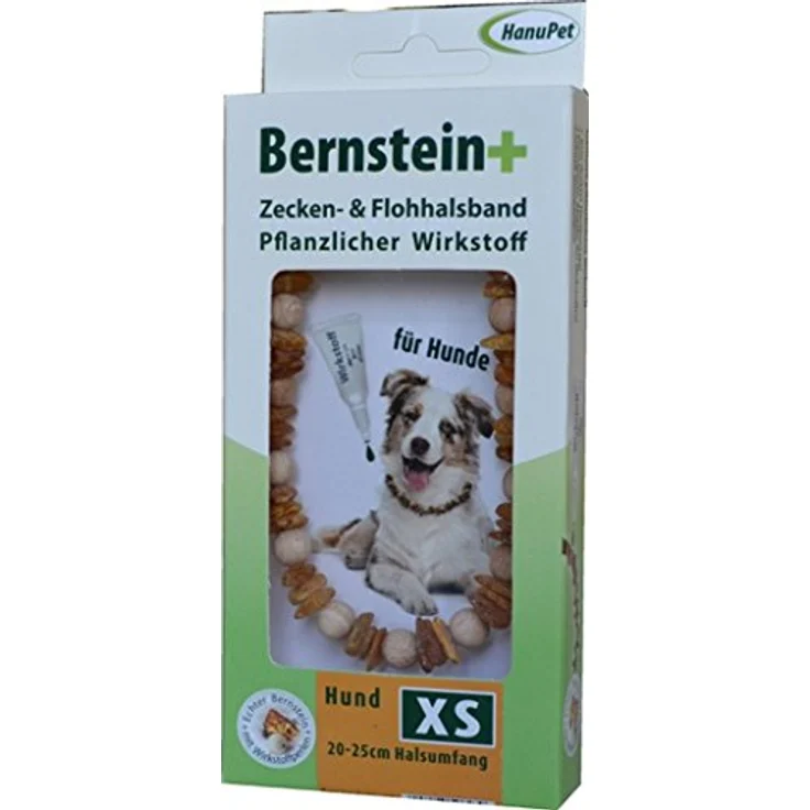 Bernsteinkette Zecken- und Flohhalsband für Hunde - XXS – Bild 5