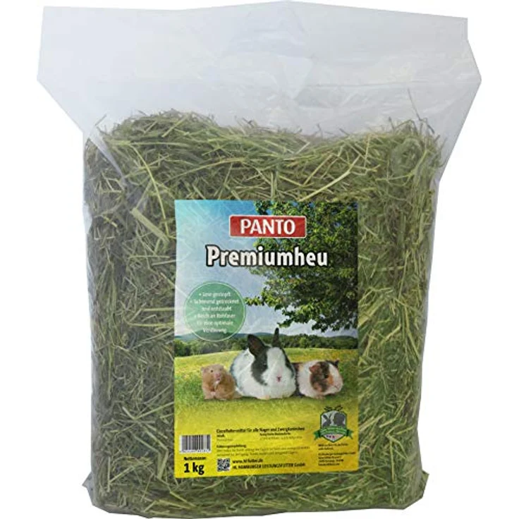 Panto Nagerfutter, Premium Heu 1 kg, 5er Pack (5 x 1 kg) – Bild 1