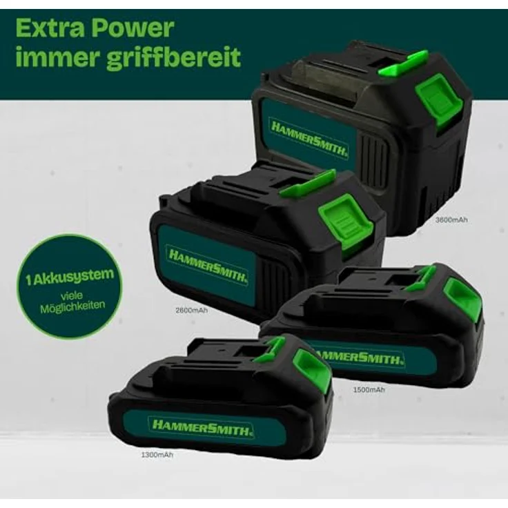 Hammersmith MultiBattery 2600mAh, Lithium-Ersatzakku für Hammersmith Geräte wie HydroBlast und MultiWizard, schneller Wechsel ohne Werkzeug – Bild 2