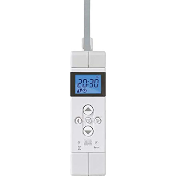 WIR elektronik eWickler COMPAcT Comfort eW520-M, kleinster Aufputzgurtwickler bis 9 kg, für 15 mm Gurtbandbreite, einstellbare Fahrtzeiten, inkl. Netzstecker – Bild 1