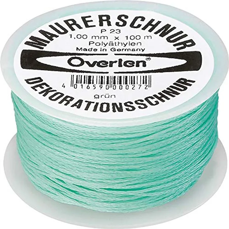 Overmann Maurerschnur PE 1,0mm 100m grün