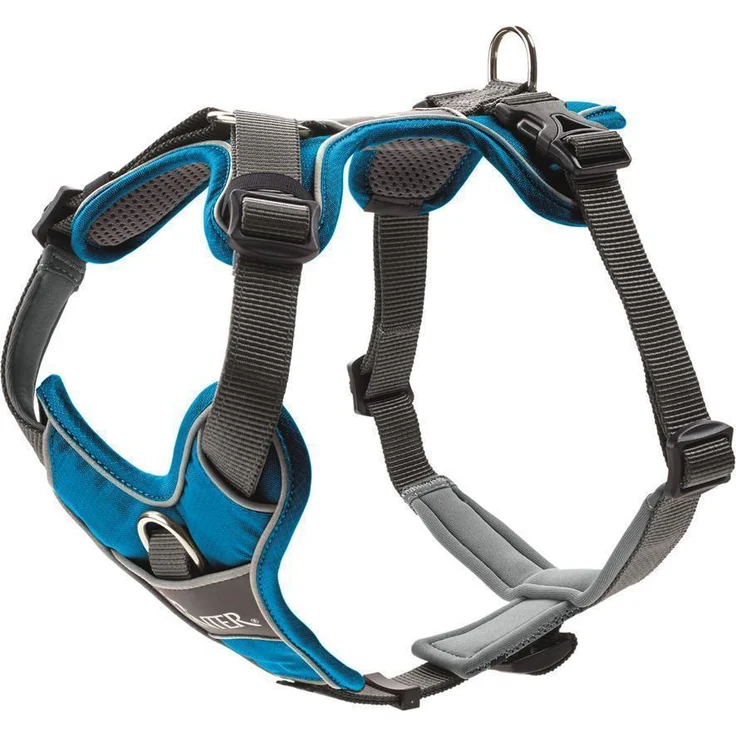 Hunter Hunde-Geschirr Divo hellblau-grau XS – Bild 1