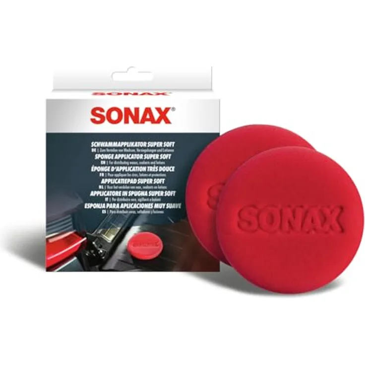 SONAX 04171410 SchwammApplikator Super Soft 2 Stück