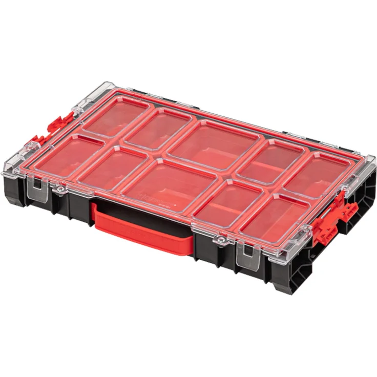 QBRICK System Werkzeugkoffer PRO 100 Organizer 452 x 296 x 79 mm 5 l stapelbar IP54, schwarz