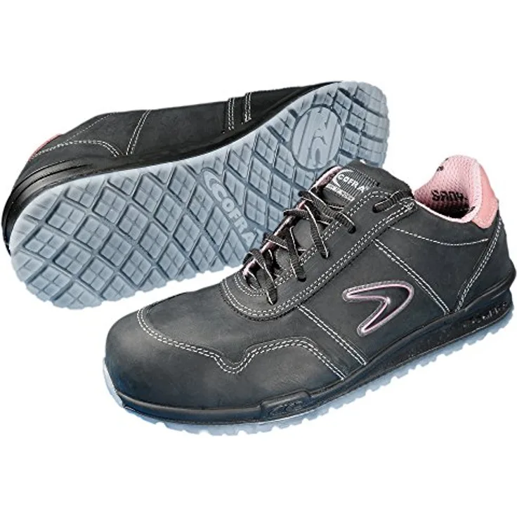 Cofra 78500-010.W37 ALICE S3 SRC Sicherheitsschuhe, Schwarz/Rosa, Größe 37