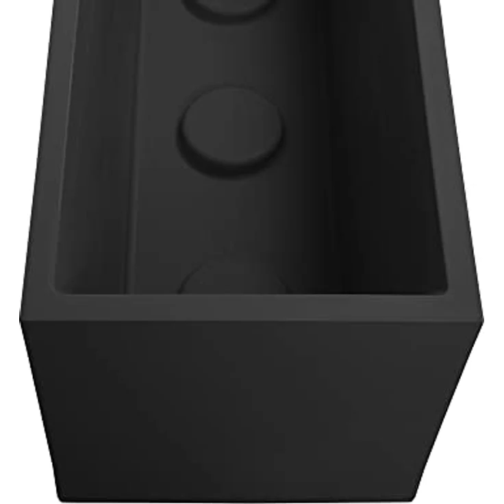ONDIS24 Pflanzkübel Vulkan 100cm, Blumenkübel in Vulkan/Basalt Optik, mit Wasserspeicher, winterfest, 100 x 40 x 43,5 cm, 98 Liter Pflanzvolumen – Bild 5